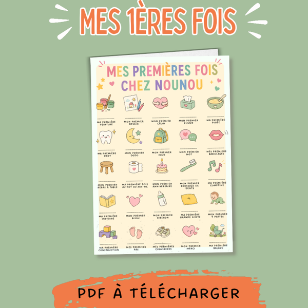 PDF Affiche "Mes premières fois"