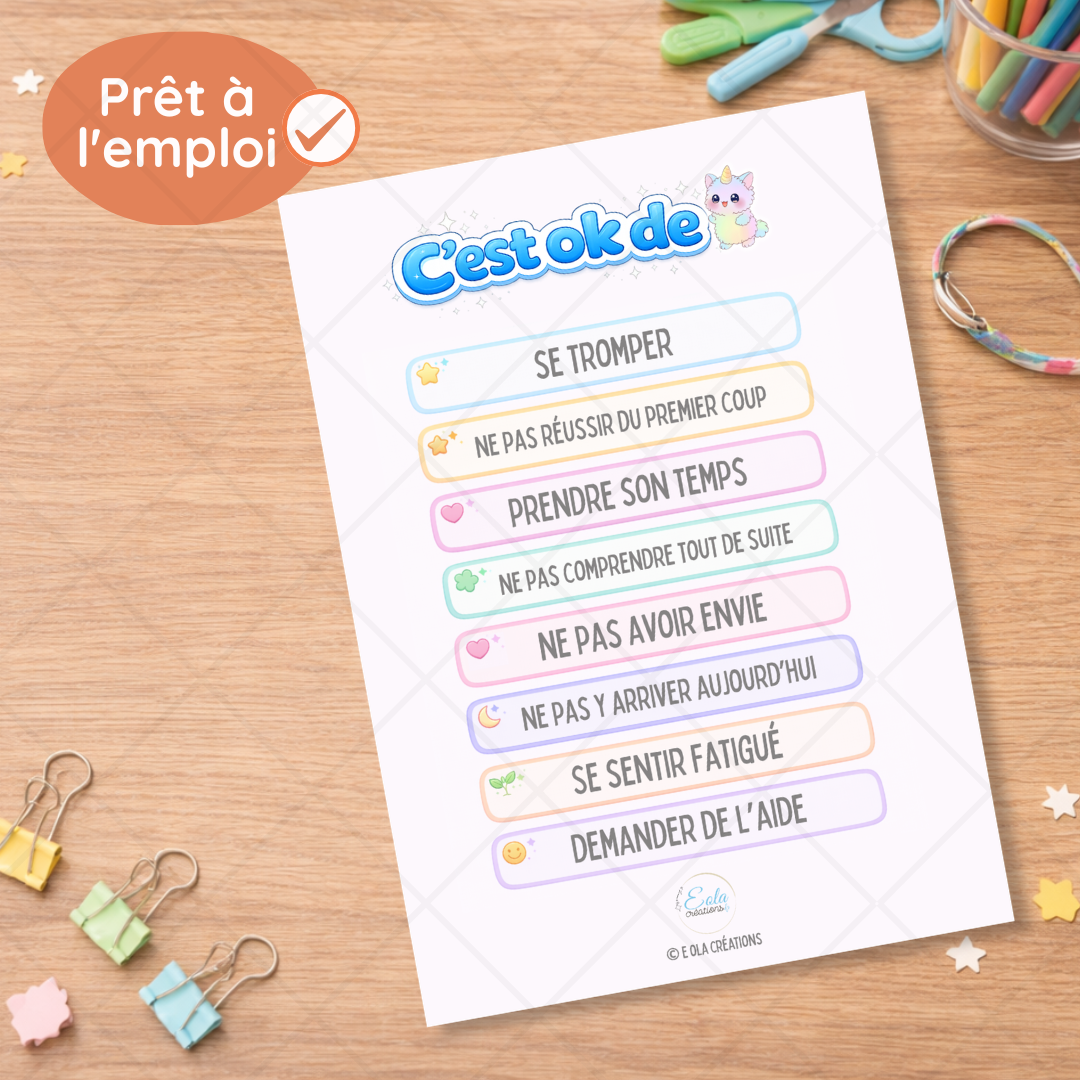 Affiche "C'est ok de"