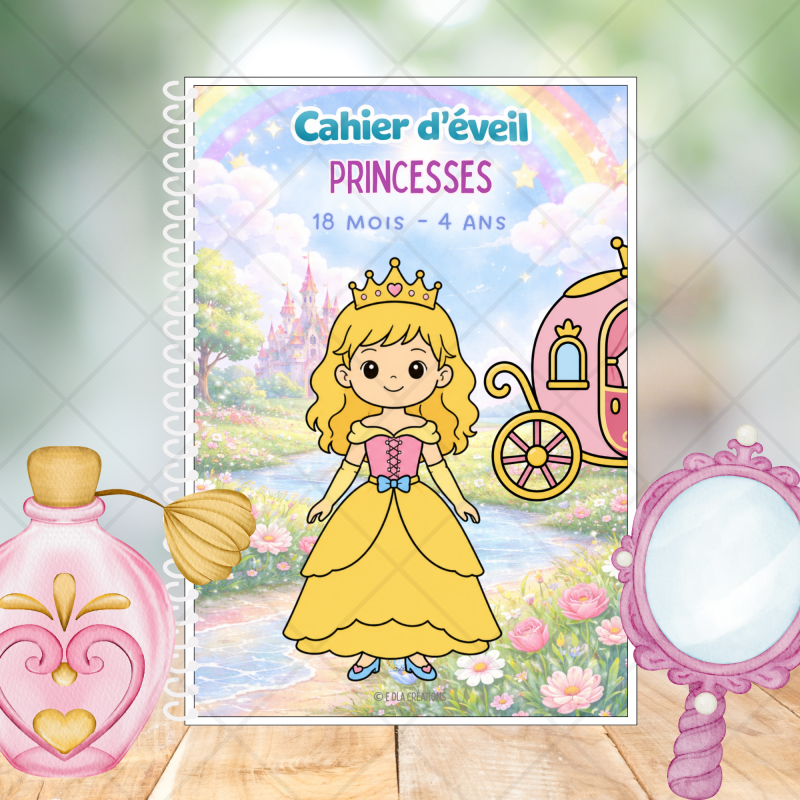 Cahier d'éveil princesses