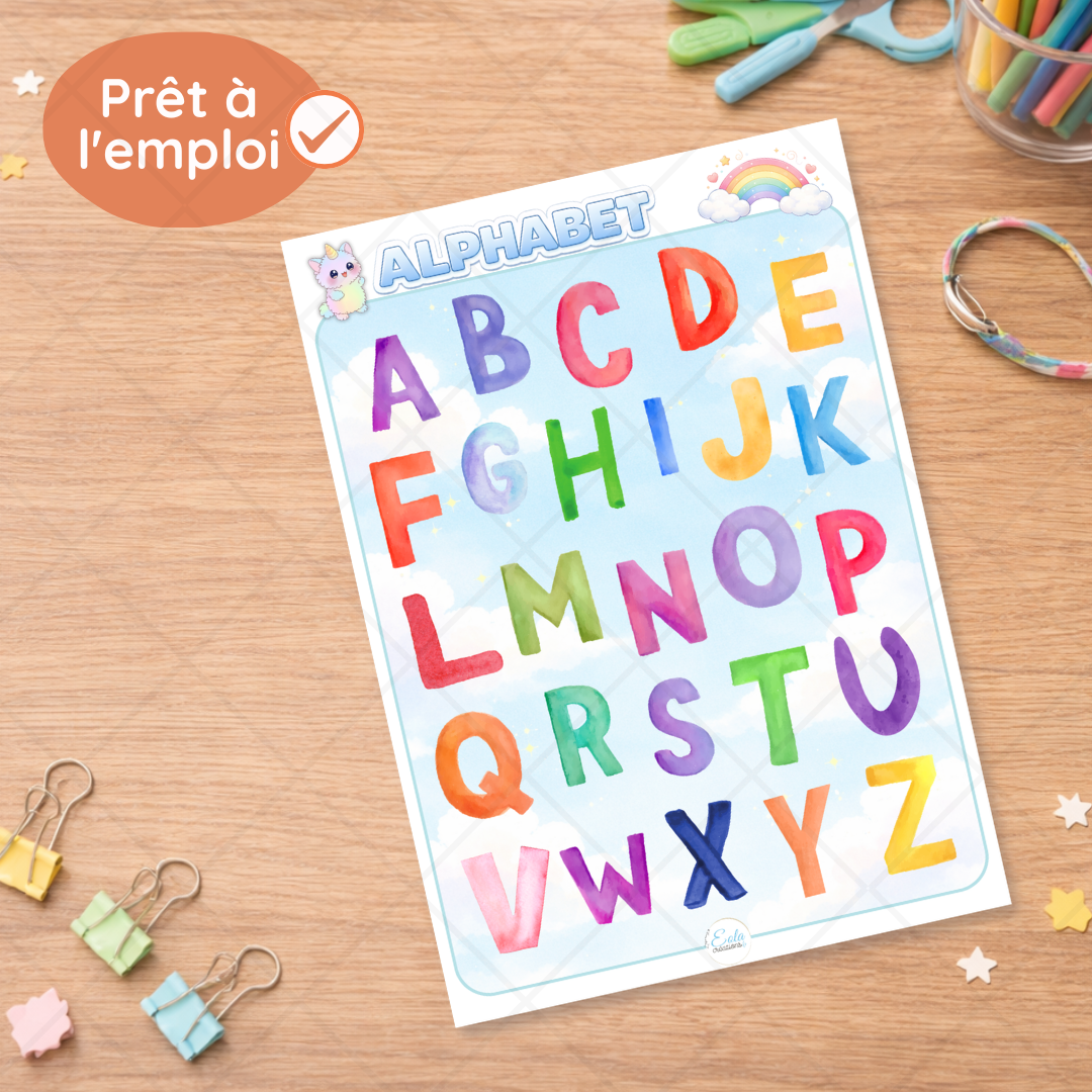 Affiche "Alphabet"