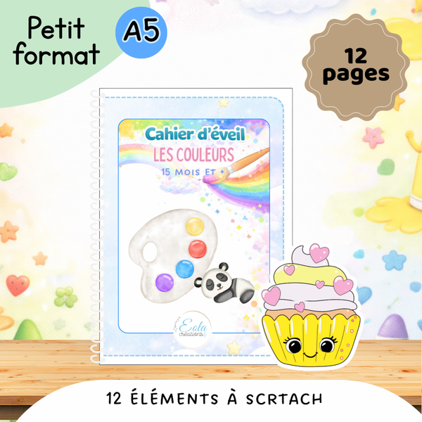 Livret "Couleurs" cupcakes