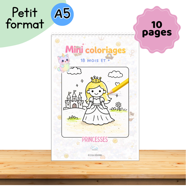 Mini coloriage "princesses"