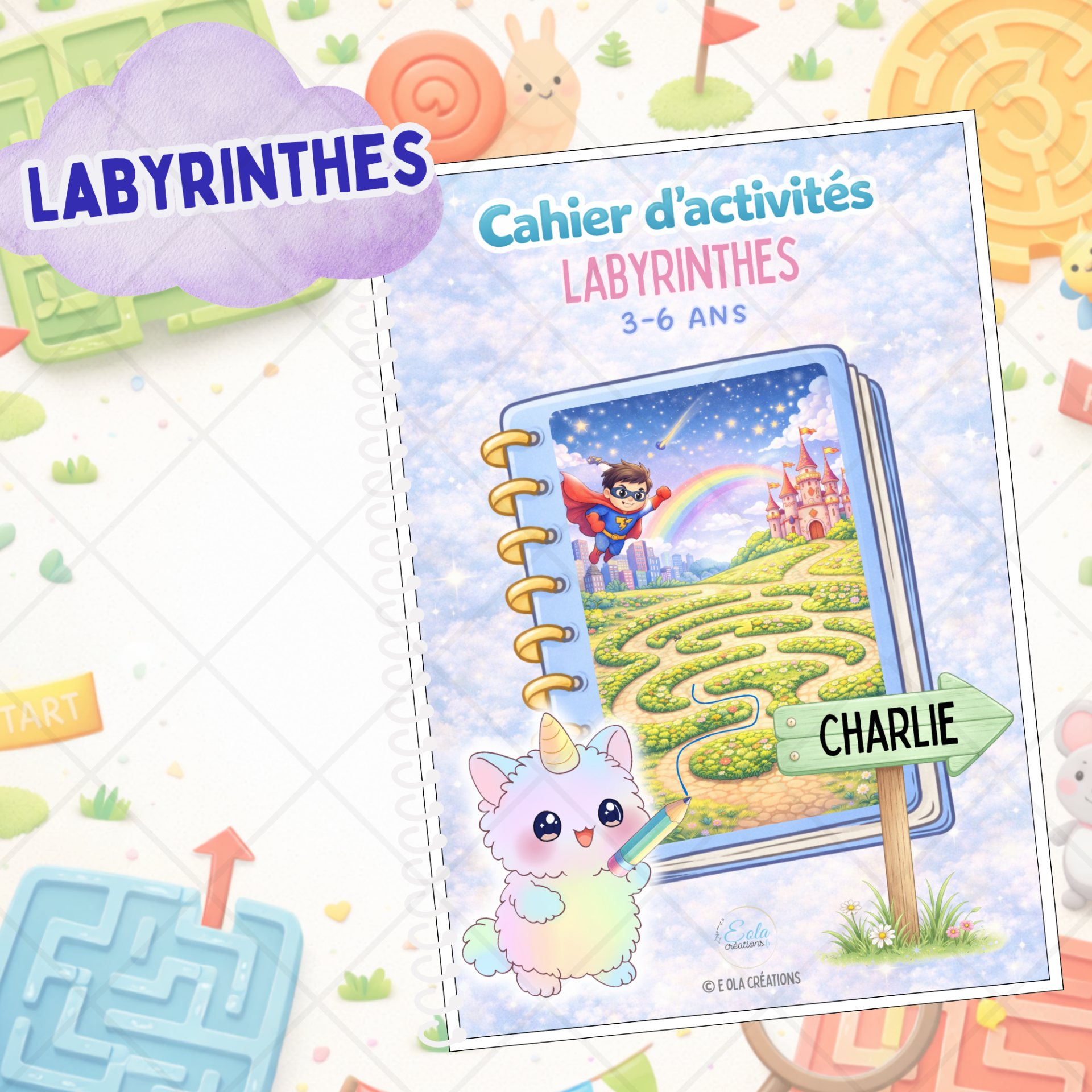 Cahier d'activités "Labyrinthes"