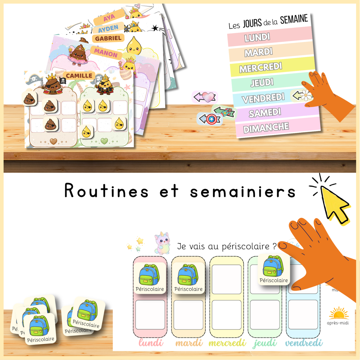 Routines et semainiers
