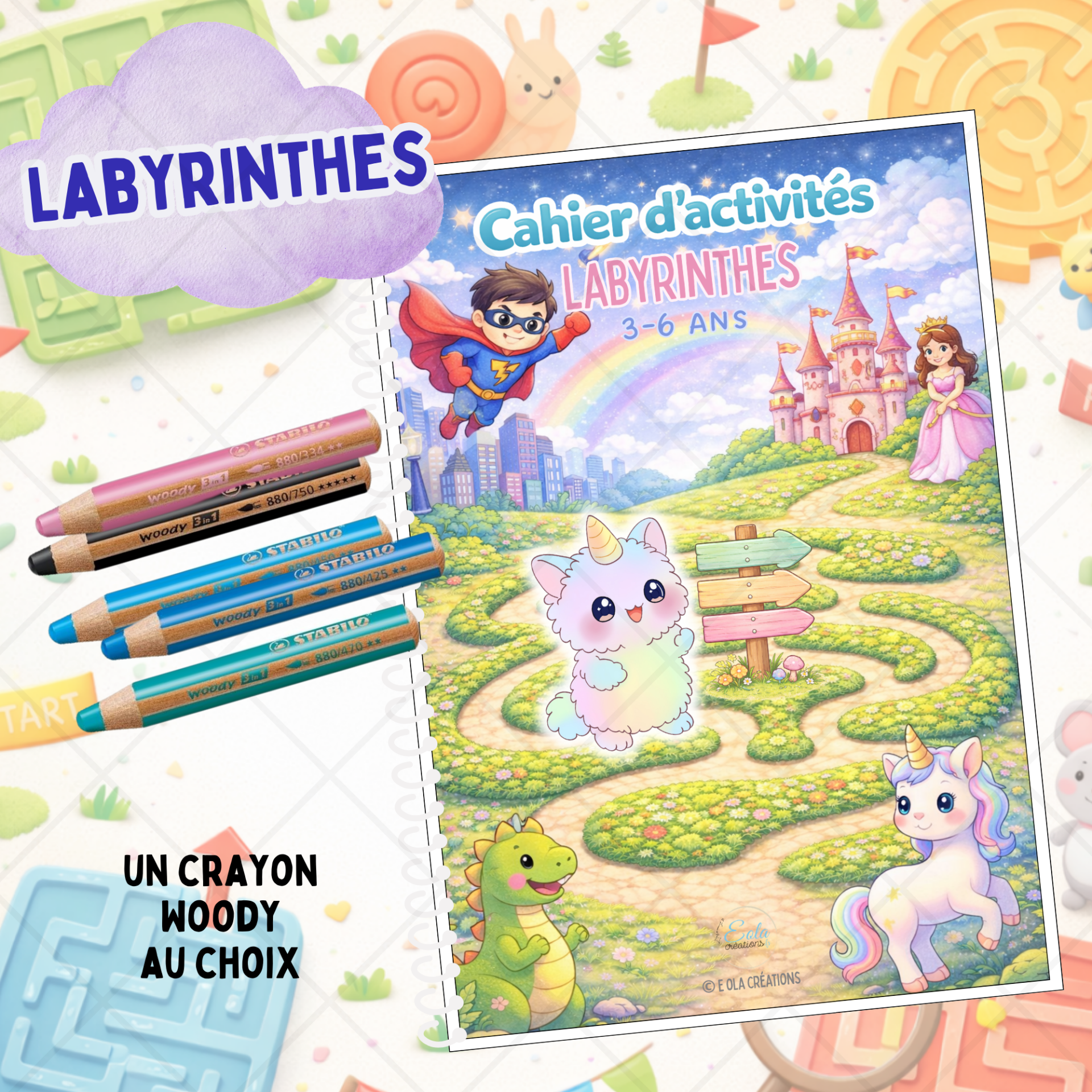 Cahier d'activités "Labyrinthes"