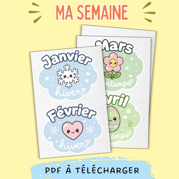 PDF kit d'affichage mois