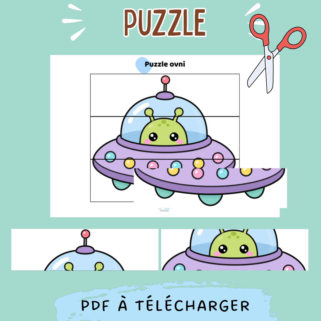 Puzzle OVNI - DIY ✂️