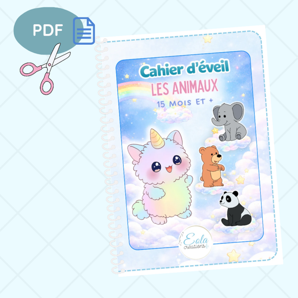 PDF Cahier d'éveil "Je découvre les animaux"