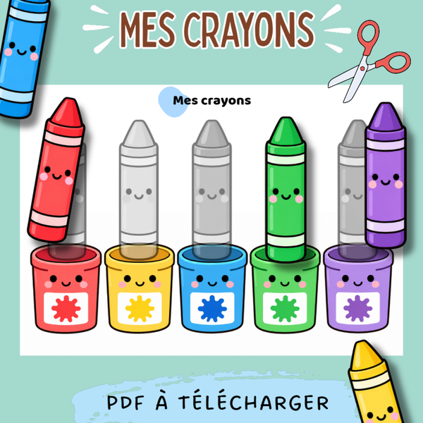 💬 Mes crayons - DIY ✂️