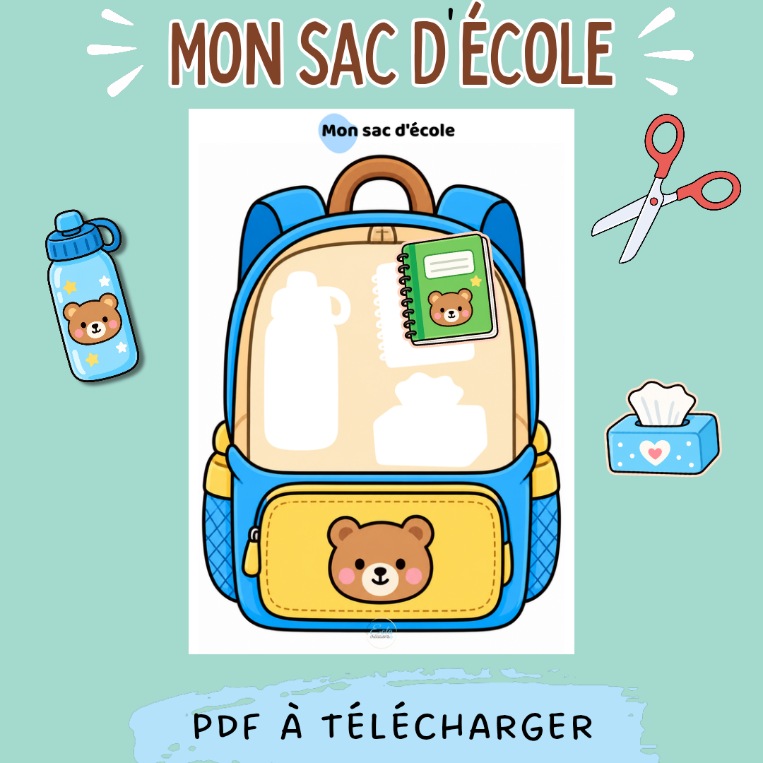 💬 Mon sac d'école - DIY ✂️