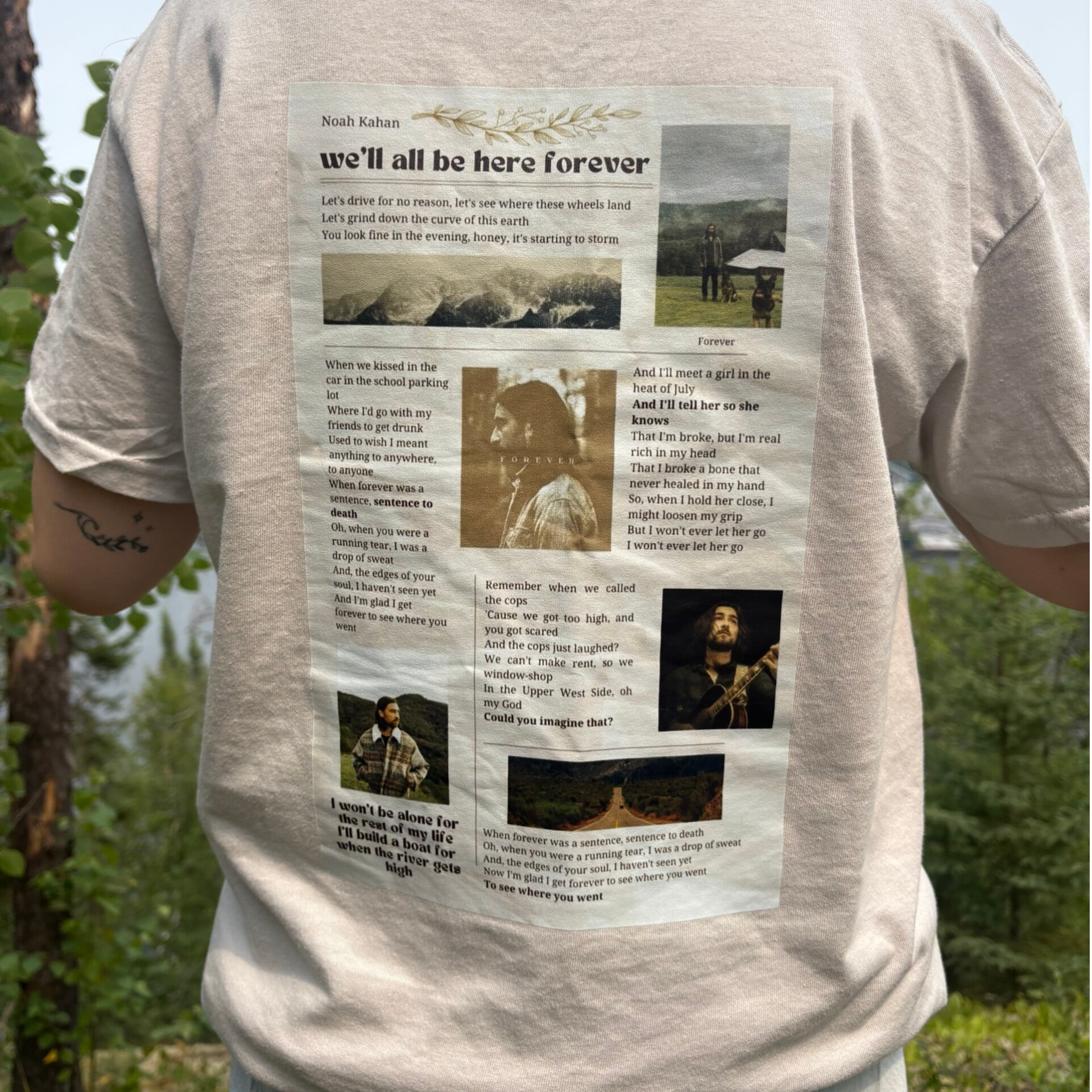 Noah Kahan Direct Transfer Tee