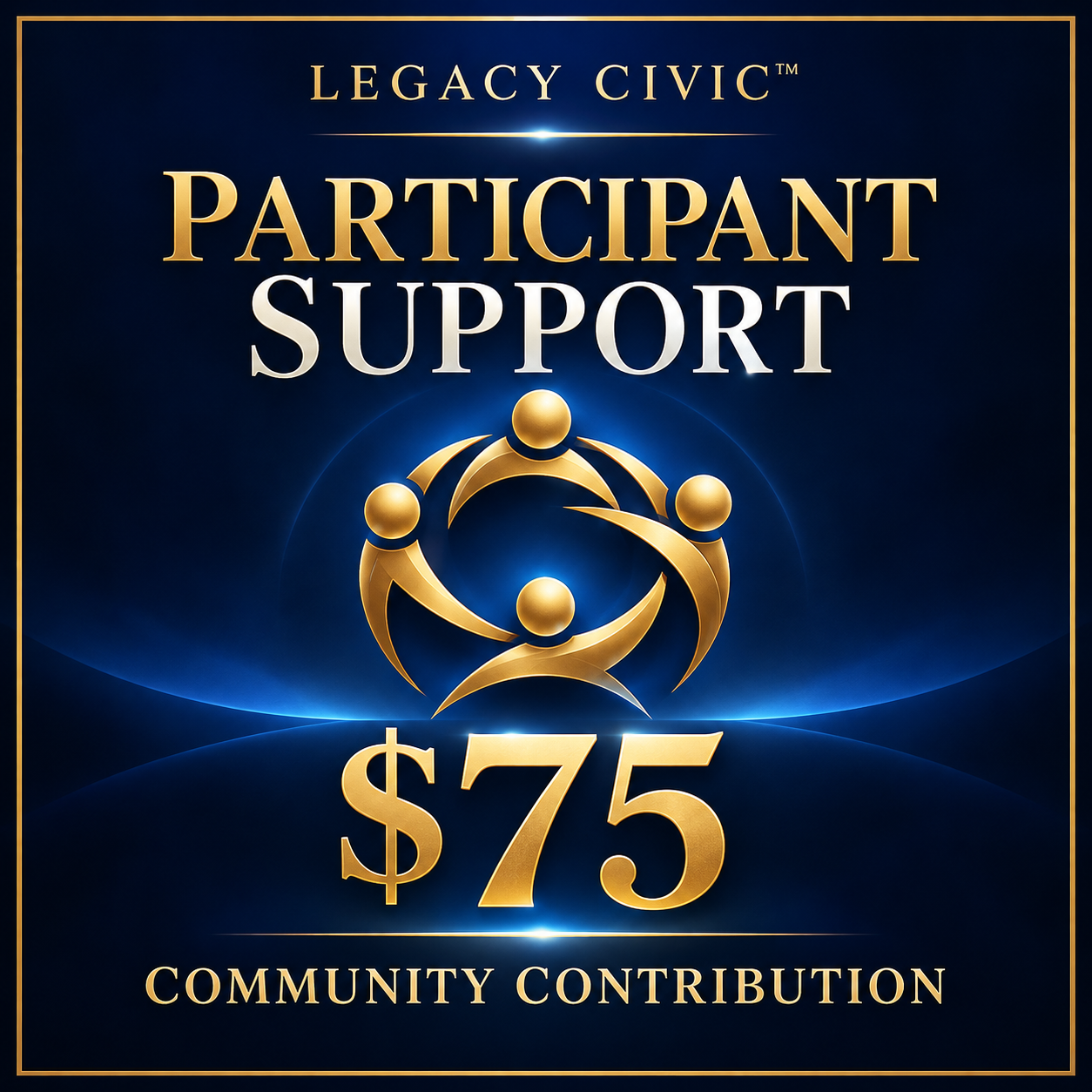 $75 Participant Support Contribution