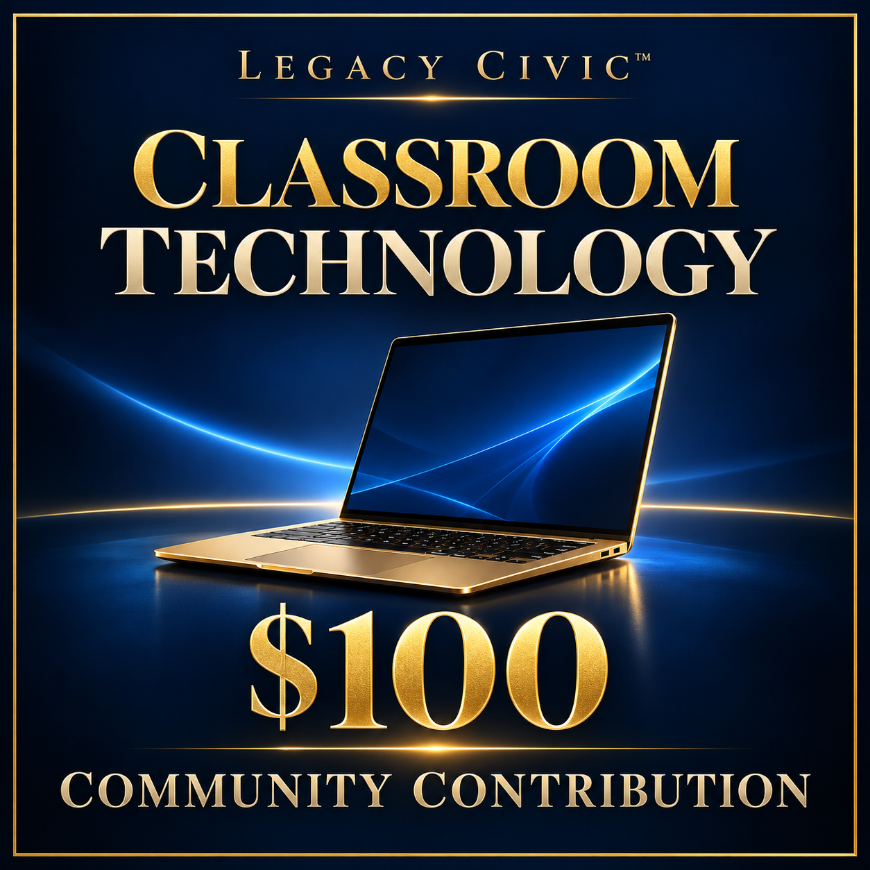 $100 Classroom Technology Contribution