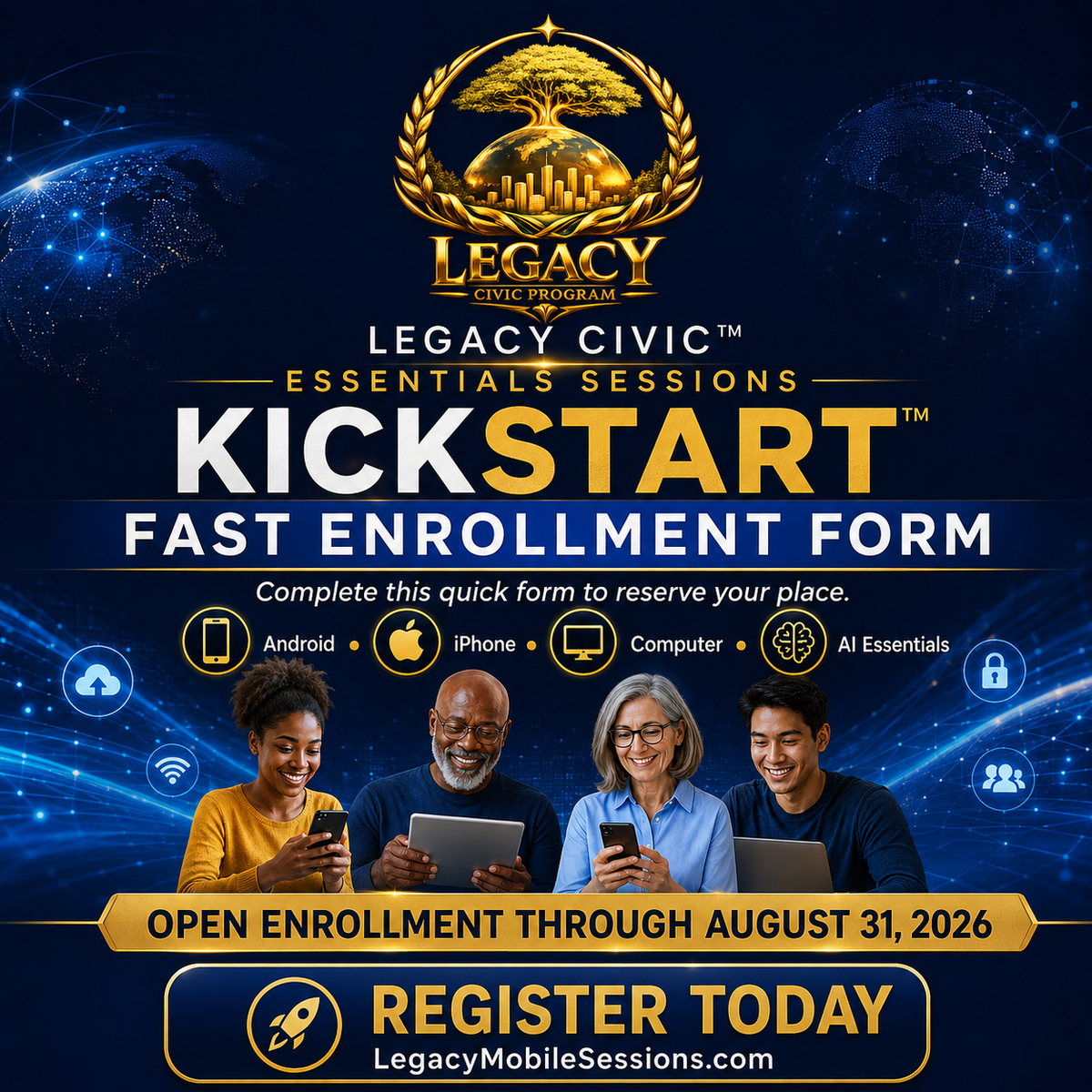 Legacy Civic KickStart Essentials Sessions - Self-Paced Learning for Advanced and Creators Enterprise Participants