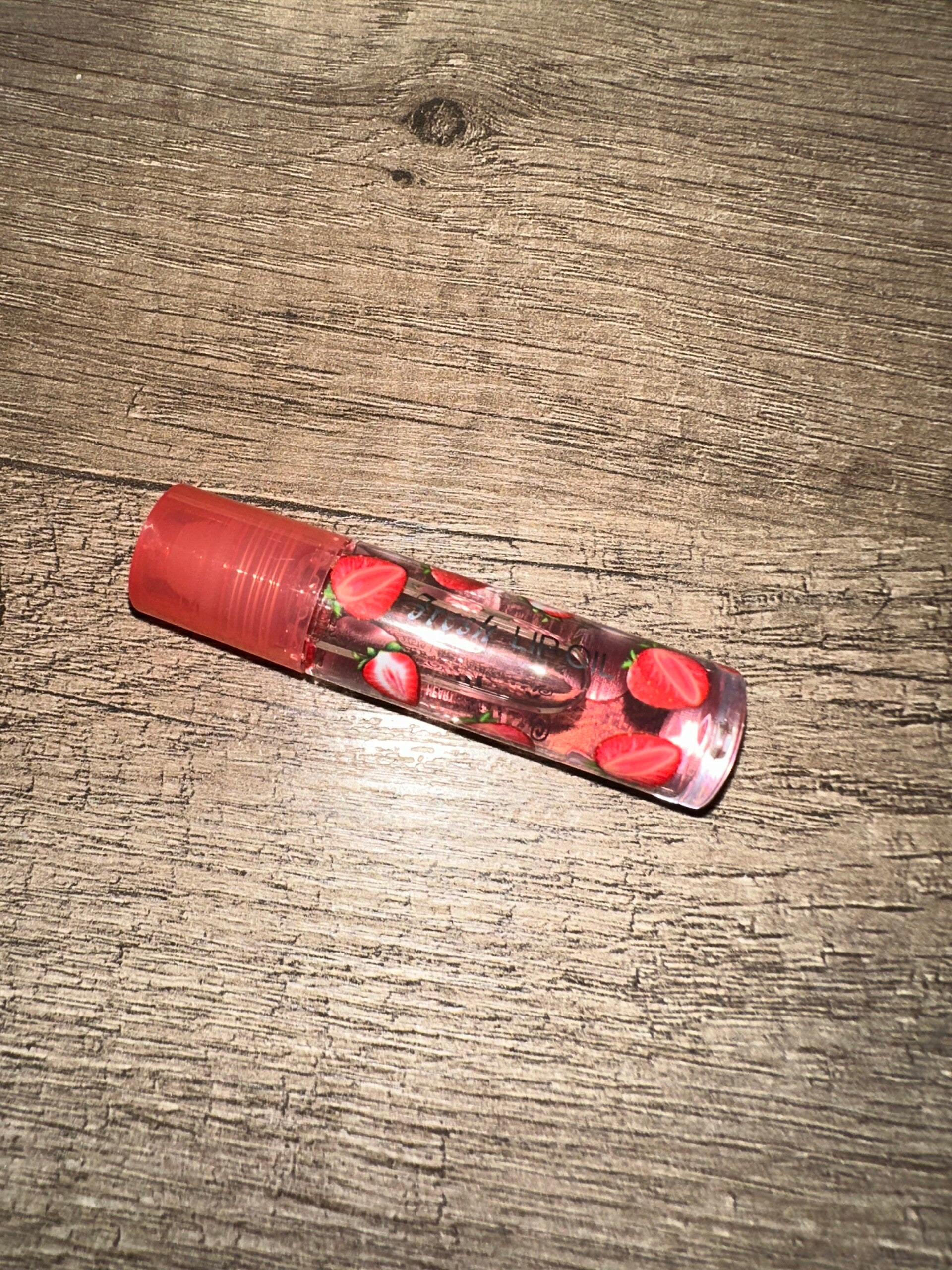 Aardbeien lippenbalsem