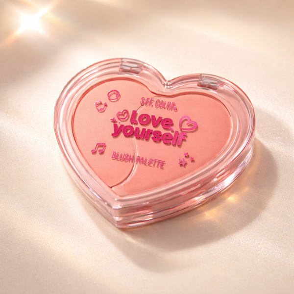 Hartjes blush koraal