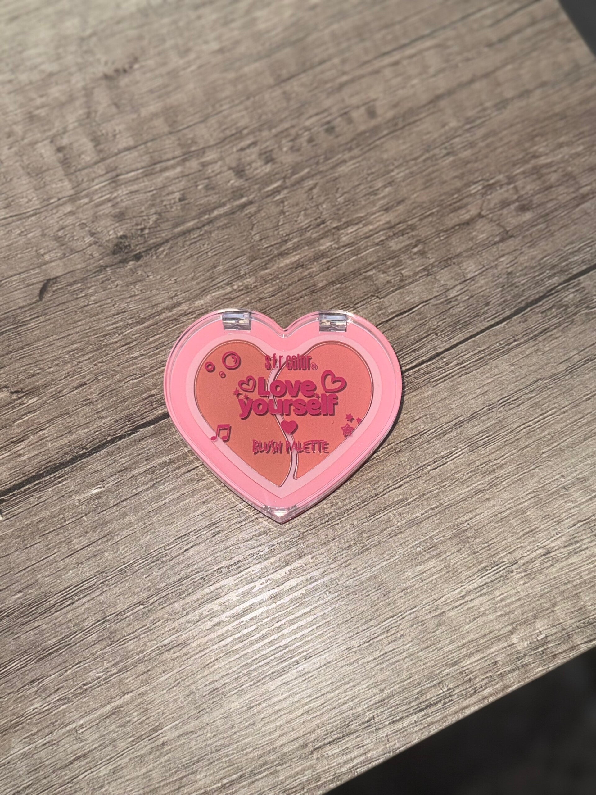 Hartjes blush oranje