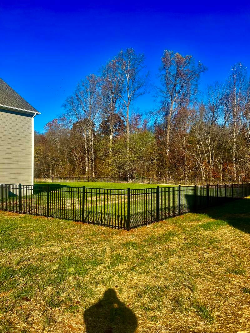 4ft Black aluminum Fence
