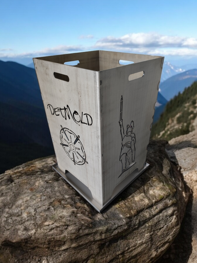 3 Tlg. Feuerkorb "Detmold - Lippe"