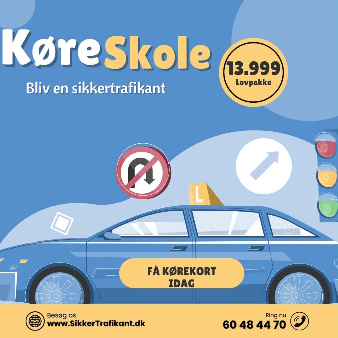 Køreskole i Lyngby – SikkerTrafikant