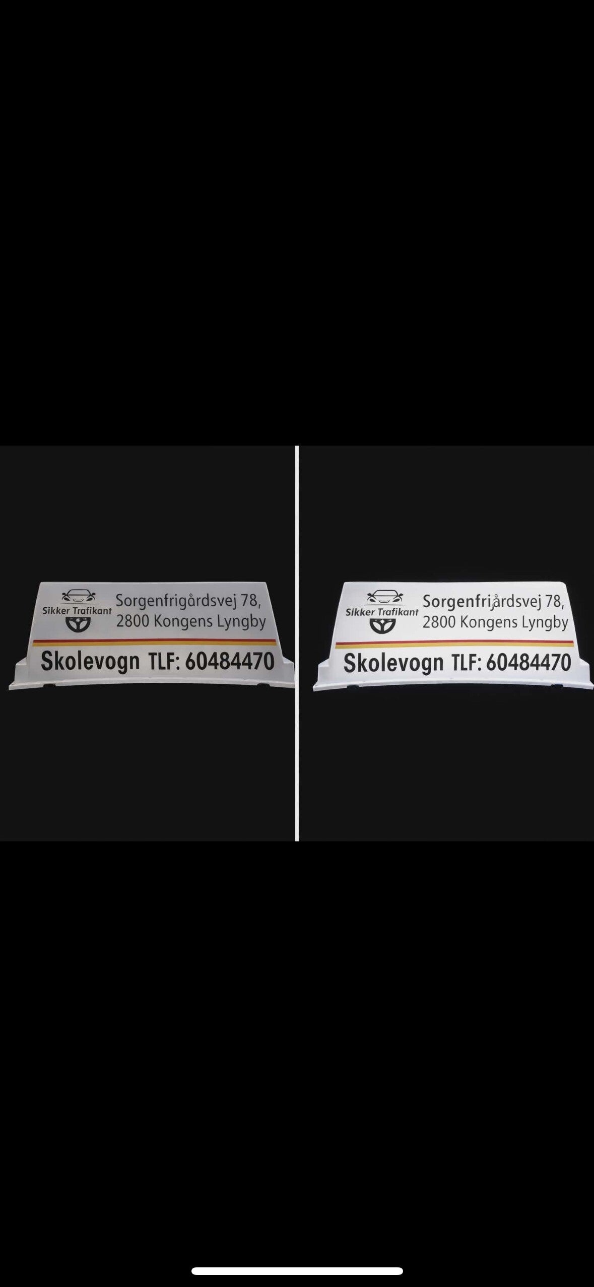 Tagskilt med lys – maksimal synlighed og professionel reklame