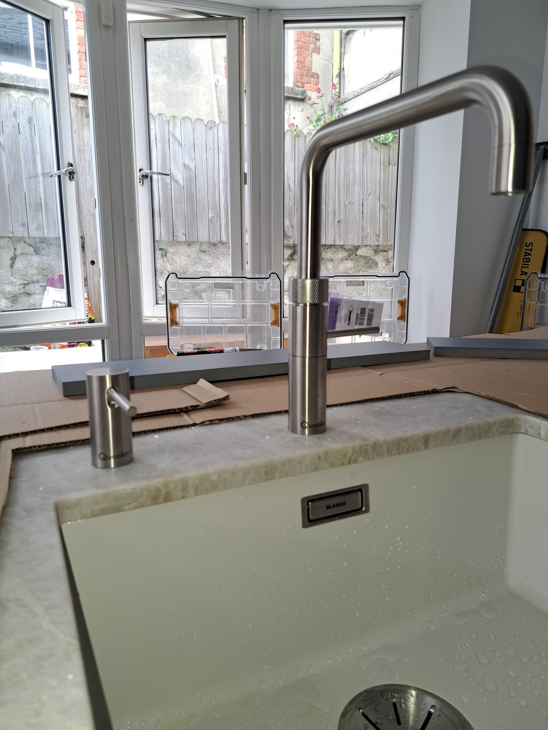 Full Quooker installation By LeakSOS Dublin. FUSION tap, Quooker Soap dispenser 