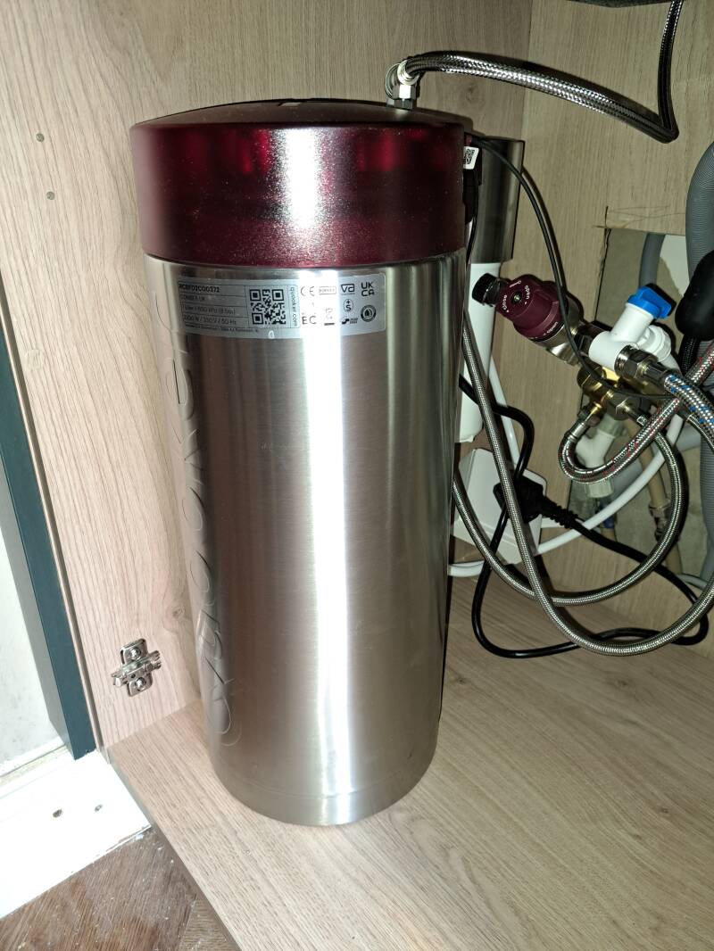 Quooker COMBI tank and cold water filter installation in Dublin by LeakSOS
