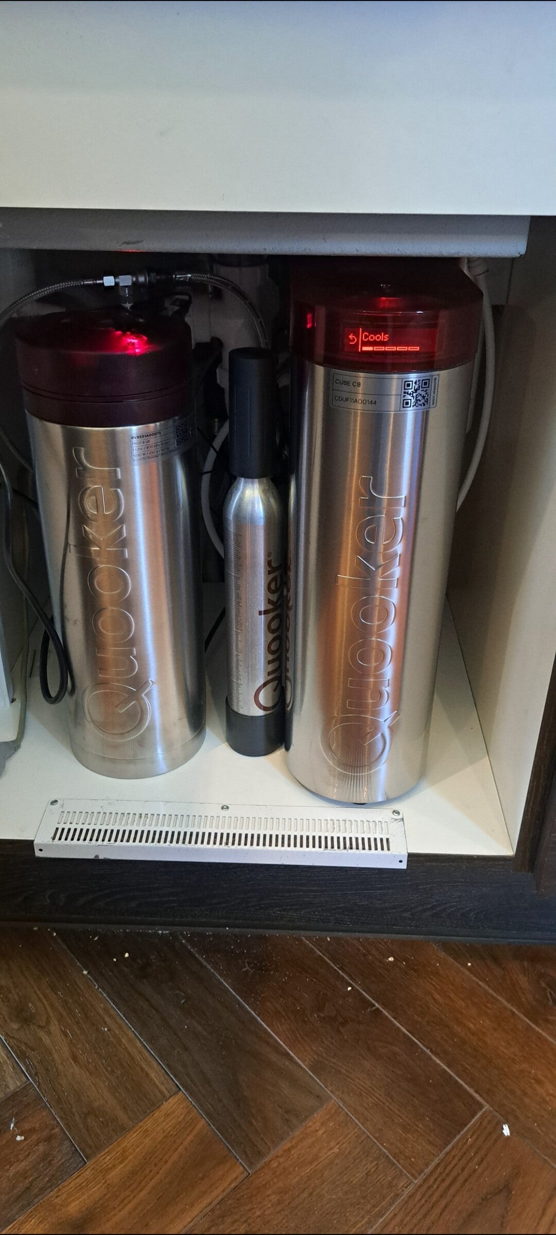 LeakSOS Quooker installation boiled, sparkling and chilled water all from 1 tap