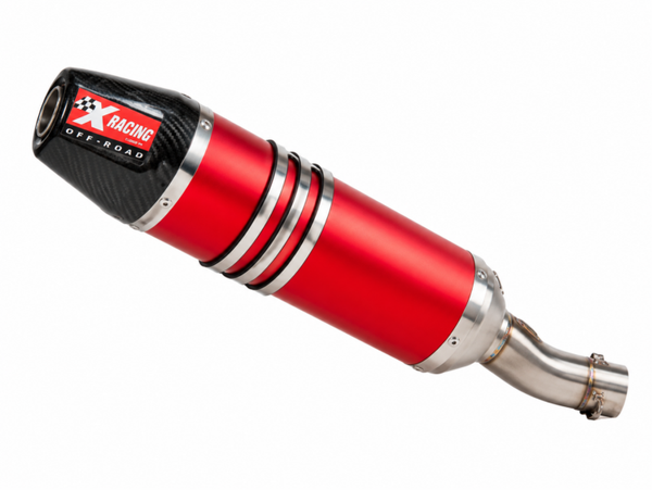 X-Racing Endschalldämpfer Rot Fantic XMF/XEF 125