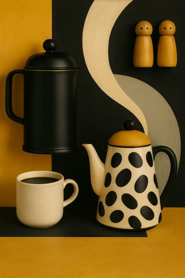 Coffee Harmony – modern abstract keuken schilderij