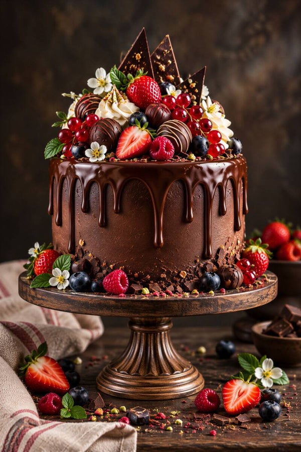 Berry Chocolate Dream – chocoladetaart met rood fruit