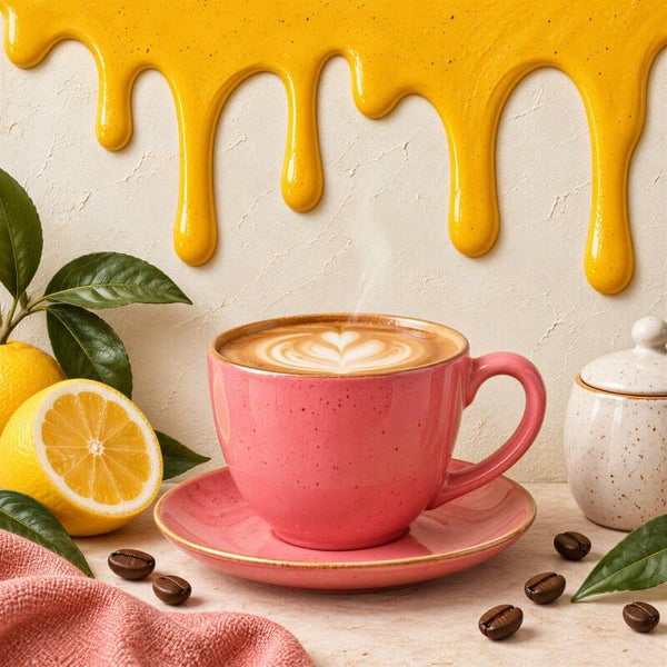 Coffee & Citrus – kleurrijke koffie wanddecoratie