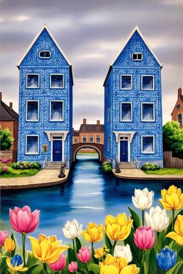 Blauw Grachtendroom – Delfts Blauw in Perfectie