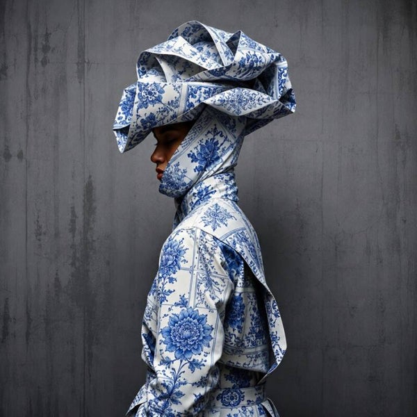 Delftse Couture – modern Delfts blauw modeportret