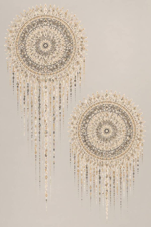 Dromenvangers van Licht – boho schilderij met mandala ornamenten