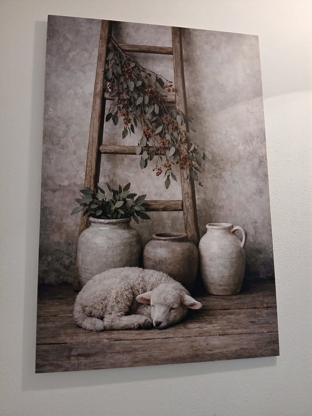 Fotopaneel schilderij voorbeeld in interieur