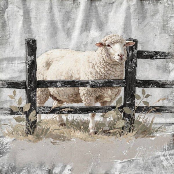 Hekrust – landelijk kunstwerk met schaap en verweerd hek