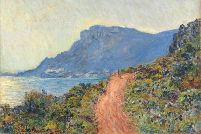 La Corniche bij Monaco, Claude Monet – Rijksmuseum canvas