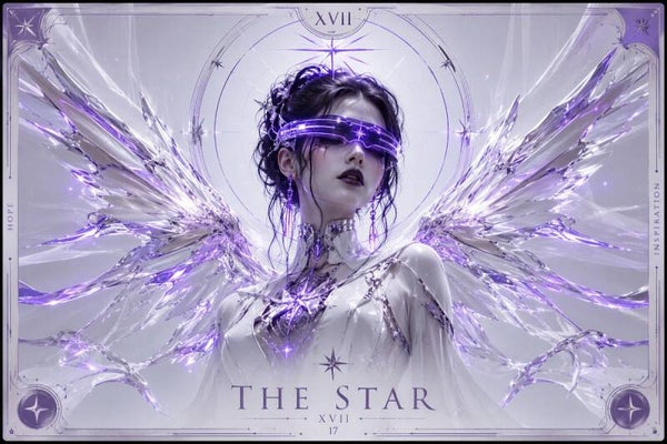 Mystic Tarot – The Star – mystiek engel tarot schilderij