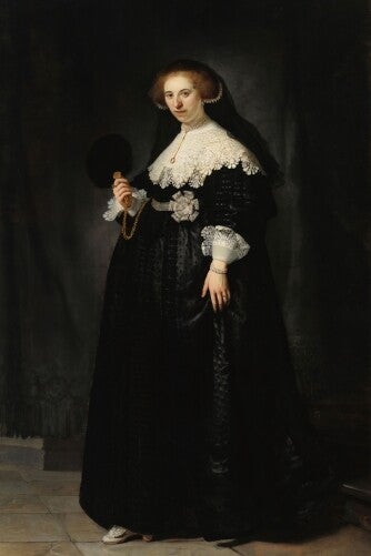 Oopjen Coppit, Rembrandt van Rijn – Rijksmuseum canvas
