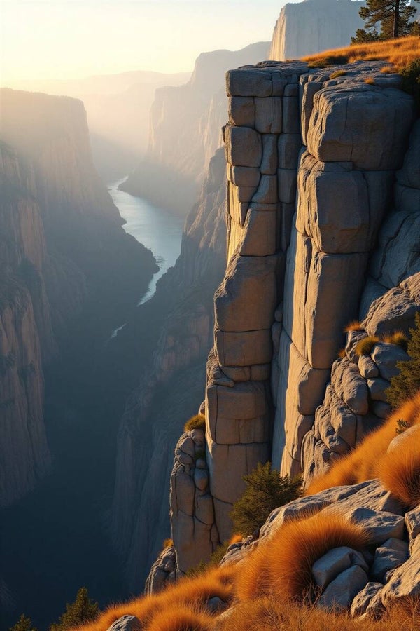De Eeuwige Kloof – Berglandschap met Canyon en Rivier