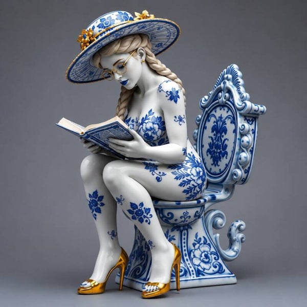 Royal Delft Serenity – Exclusieve Delfts Blauwe Wanddecoratie