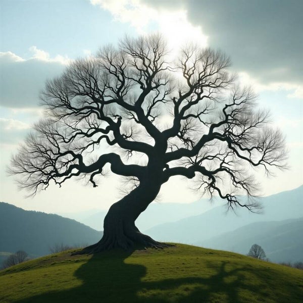 De Eeuwenoude Eik – Solitaire boom in berglandschap