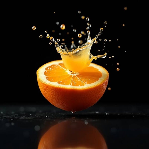 Sinaasappelpower – modern schilderij met frisse citrus