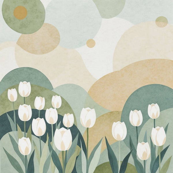 Veld van Vertraging – kunstwerk met rustgevende bloemen