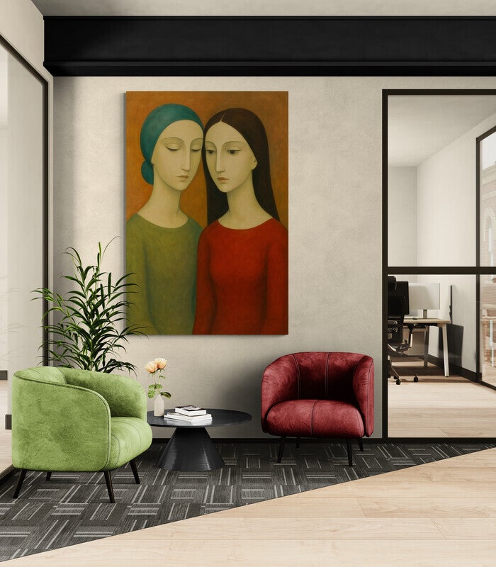 Wanddecoratie voor wachtkamer of praktijk