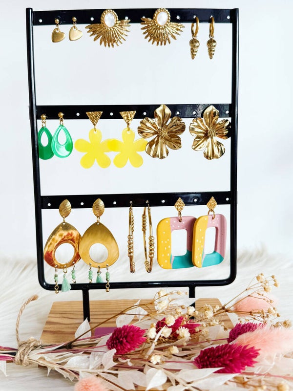 Boucles d'oreilles dorés
