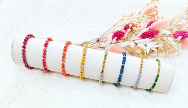 Bracelets élastiques pampilles