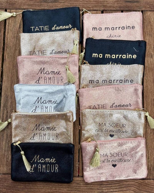 Pochettes brillantes