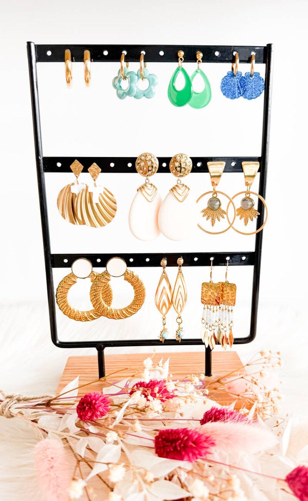 Boucles d'oreilles dorés